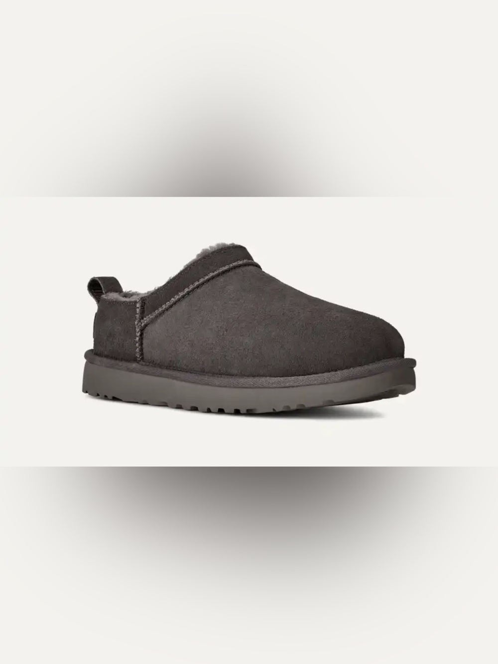 NWOT Ugg Dark Gray Classic Micro Boots